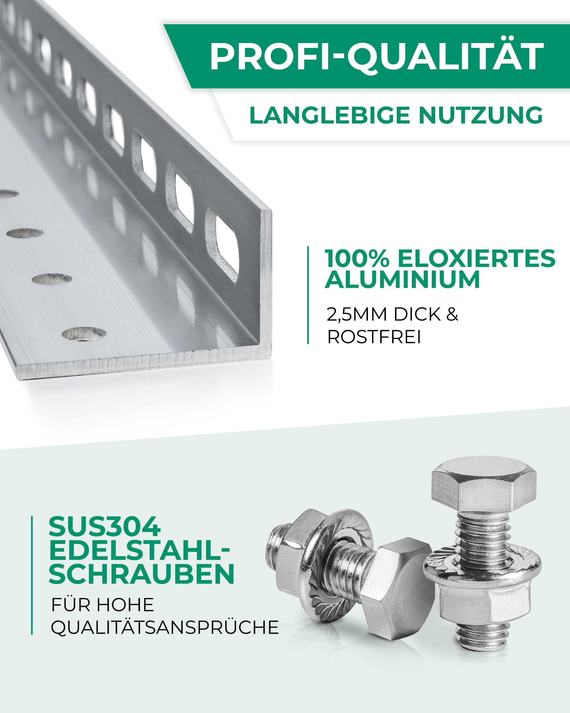 SMABIX® Solarpanel Halterung, [EXTREM ROBUST & LANGLEBIG] Halterung Balkonkraftwerk, 118 cm, 0-90 Grad verstellbar, inkl. Schrauben & Montage Anleitung, Solarmodul Halterung, Balkonkraftwerk Halterung