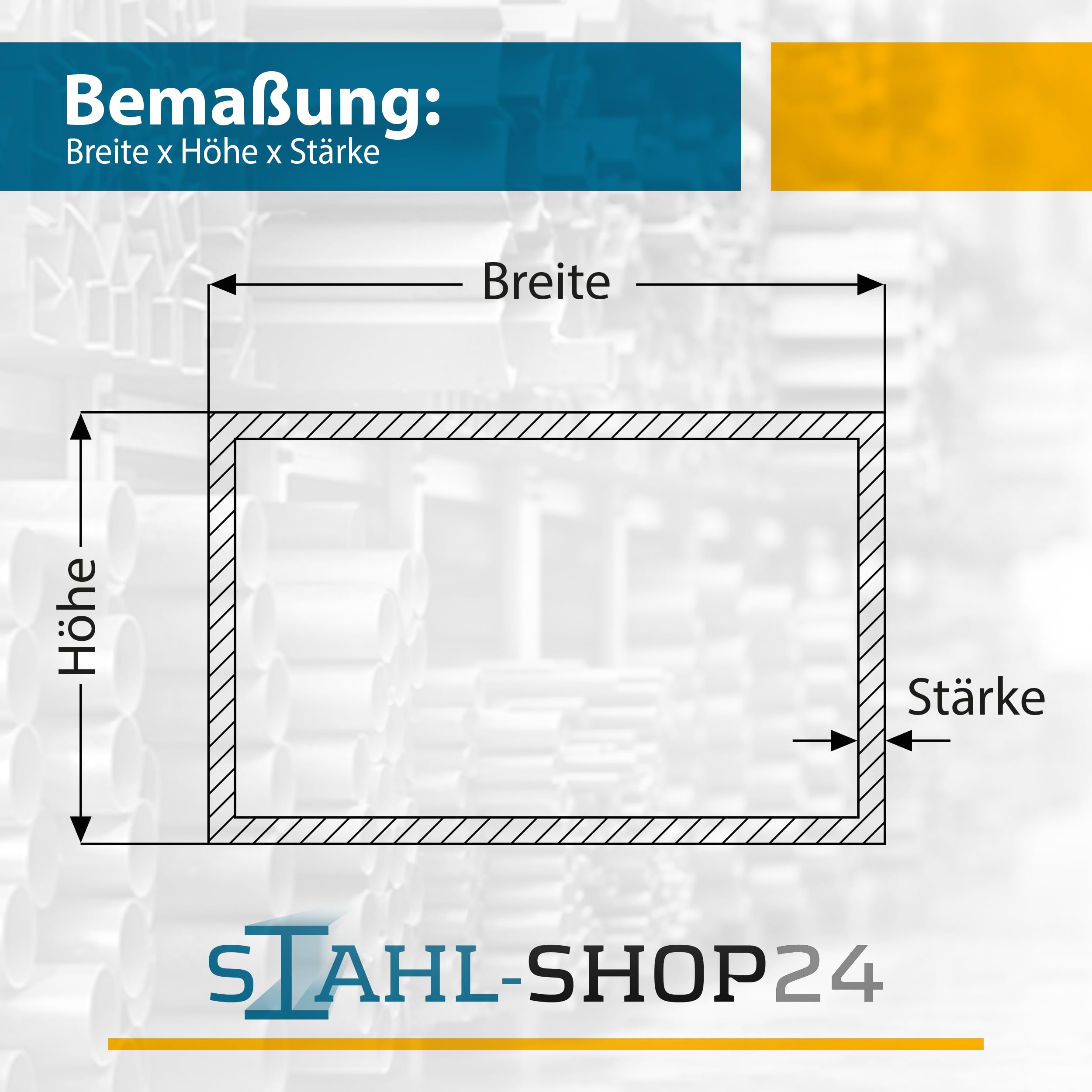 Stahl-Shop24 - Edelstahl Rechteckrohr V2A Hohlprofil geschweißt Geschliffen Konstruktionsrohr Vierkantrohr für Konstruktionen Werkstoff 1.4301, Länge:2000 mm, Abmessung:40 x 10 x 1.5 mm